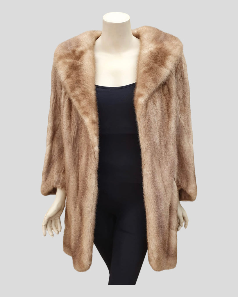 Tan clearance mink coat