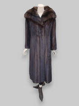 Vintage Lunaraine Mink & Sable Coat -Large