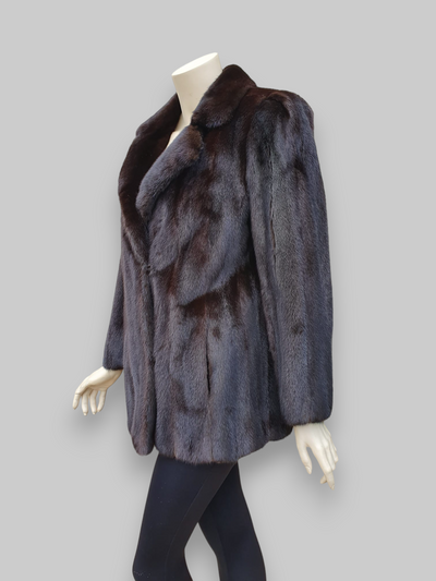 Vintage Dark Mink Jacket -Medium/Large