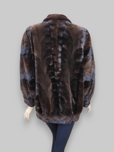 Vintage Sheared Pieced Mink Jacket -Medium