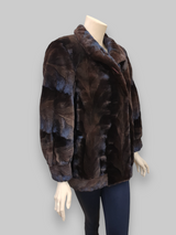 Vintage Sheared Pieced Mink Jacket -Medium