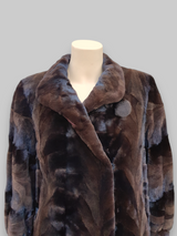 Vintage Sheared Pieced Mink Jacket -Medium