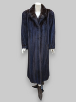 Vintage Unisex Mahogany Mink Coat -Size 40 Men's Large/Women's XL