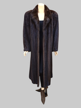 Vintage Unisex Mahogany Mink Coat -Size 40 Men's Large/Women's XL