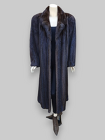 Vintage Unisex Mahogany Mink Coat -Size 40 Men's Large/Women's XL