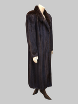 Vintage Unisex Mahogany Mink Coat -Size 40 Men's Large/Women's XL