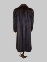 Vintage Unisex Mahogany Mink Coat -Size 40 Men's Large/Women's XL