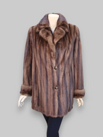 Vintage Wild Type Female Mink Jacket -Large