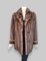 Vintage Wild Type Female Mink Jacket -Large