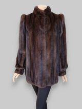 Vintage Mahogany Mink Jacket -Medium