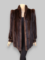 Vintage Mahogany Mink Jacket -Medium