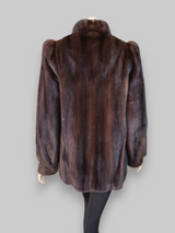 Vintage Mahogany Mink Jacket -Medium