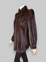 Vintage Mahogany Mink Jacket -Medium