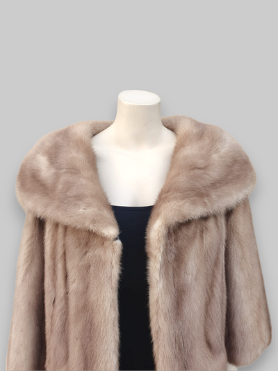 Vintage Autumn Haze Mink Fur Jacket -Large