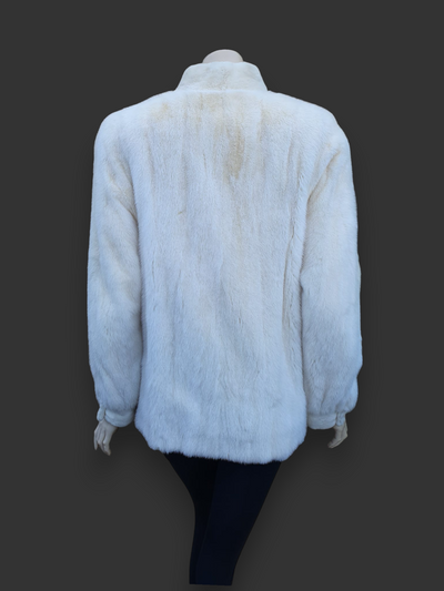 Vintage Glacial Mink & Sheared Mink Trim Jacket -Medium