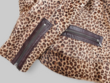 Leopard Stenciled Calf Jacket -Small/Medium