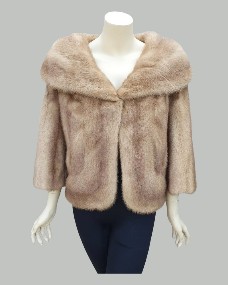 New Natural Mahogany Female Mink Pullover ( size: Med) - Madison Avenue  Furs & Henry Cowit, Inc.