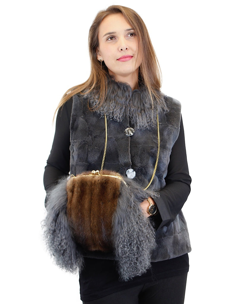 Monogram Mink Gilet