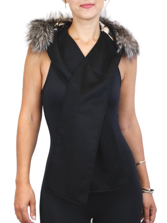 Sleeveless Monogram Mink Coat - Ready-to-Wear