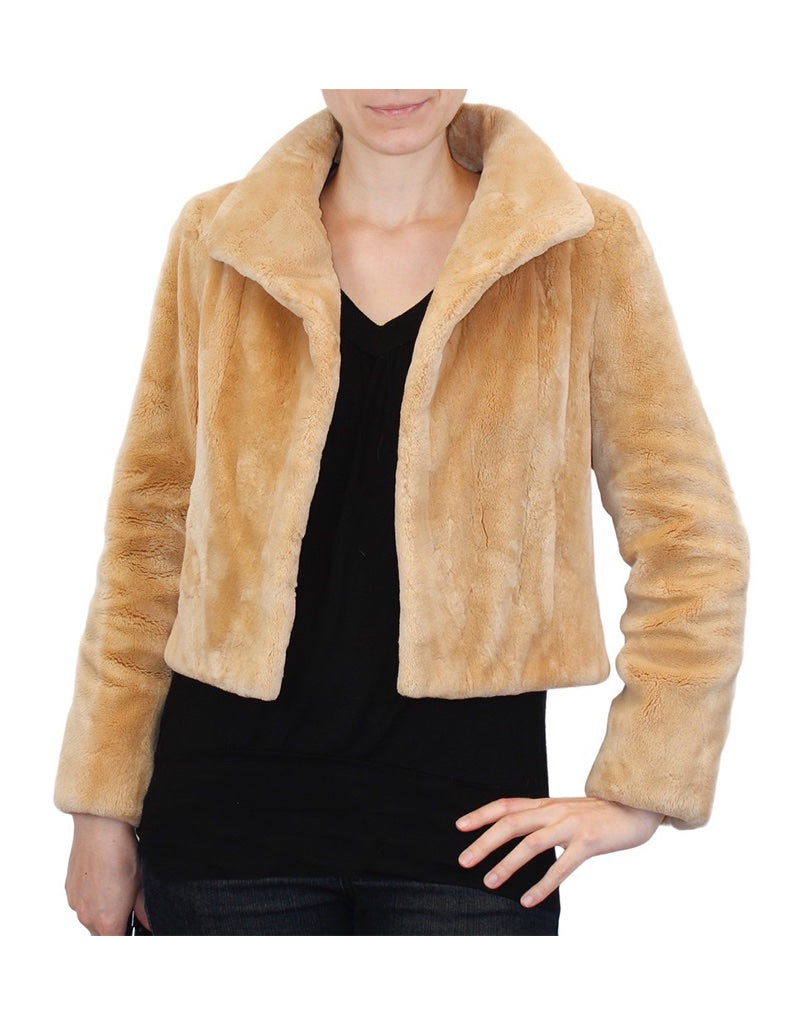 Butterscotch Sheared Beaver Fur Bolero Jacket – The Real Fur Deal